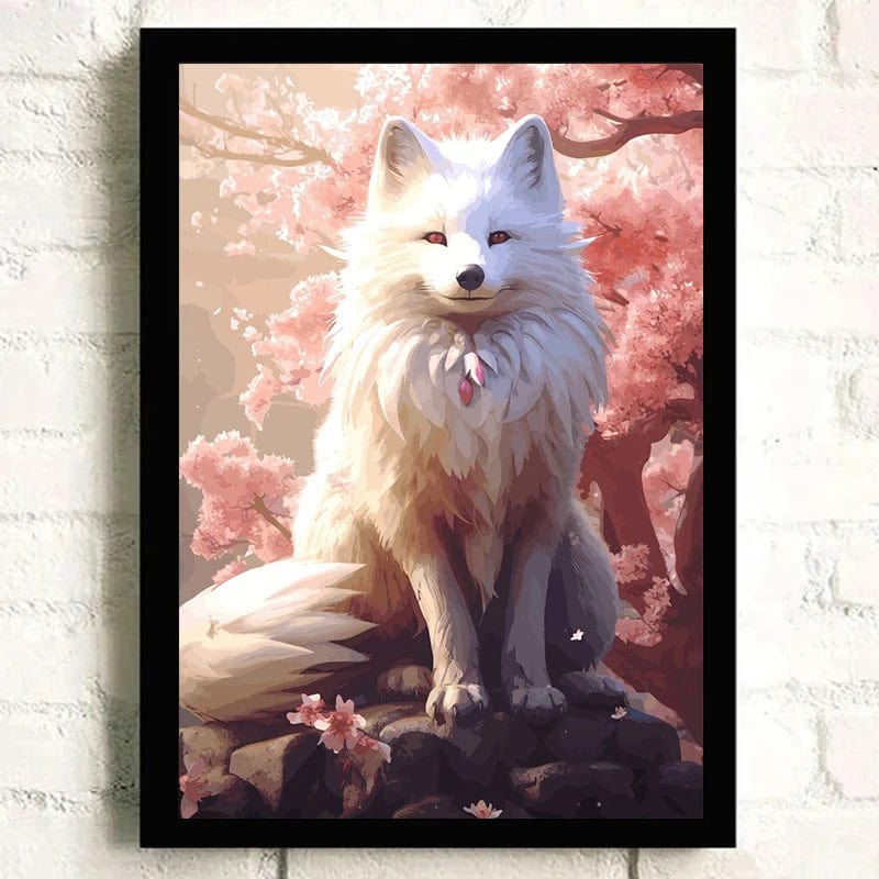Canvanation Poster Japonais  Fox Kitsune