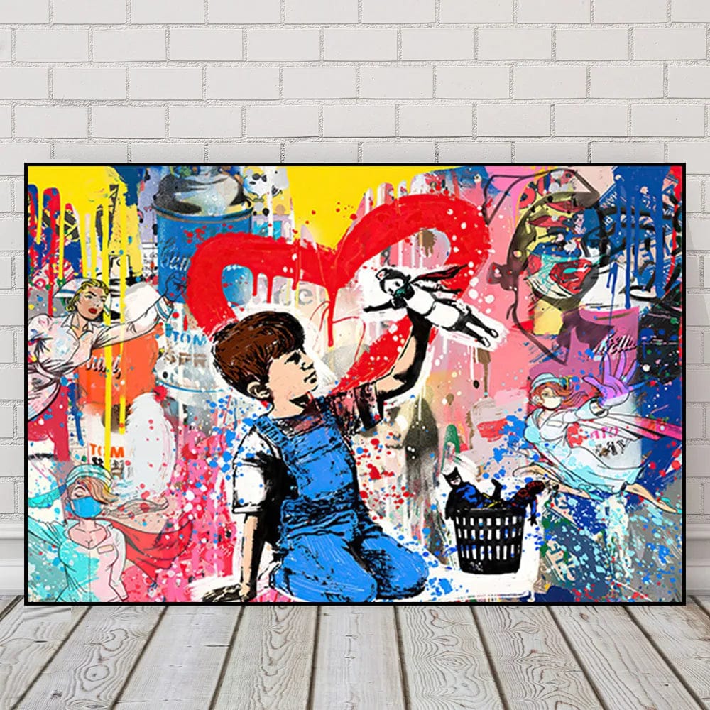Canvanation Style 13 / 40X60cm Affiche Pop Art Salon Banksy
