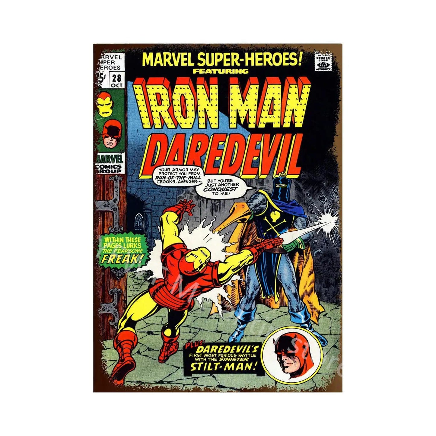 Canvanation JS232-7 / 20x30cm Poster Avengers Vintage