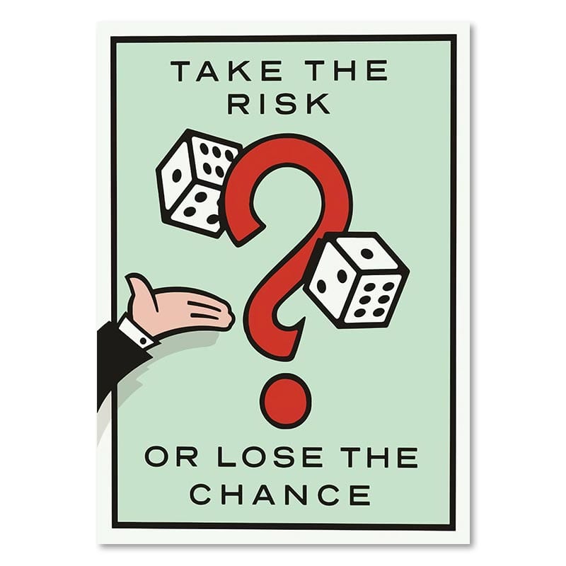 Canvanation 21x30cm / TM0002-01 Affiche Monopoly Motivation