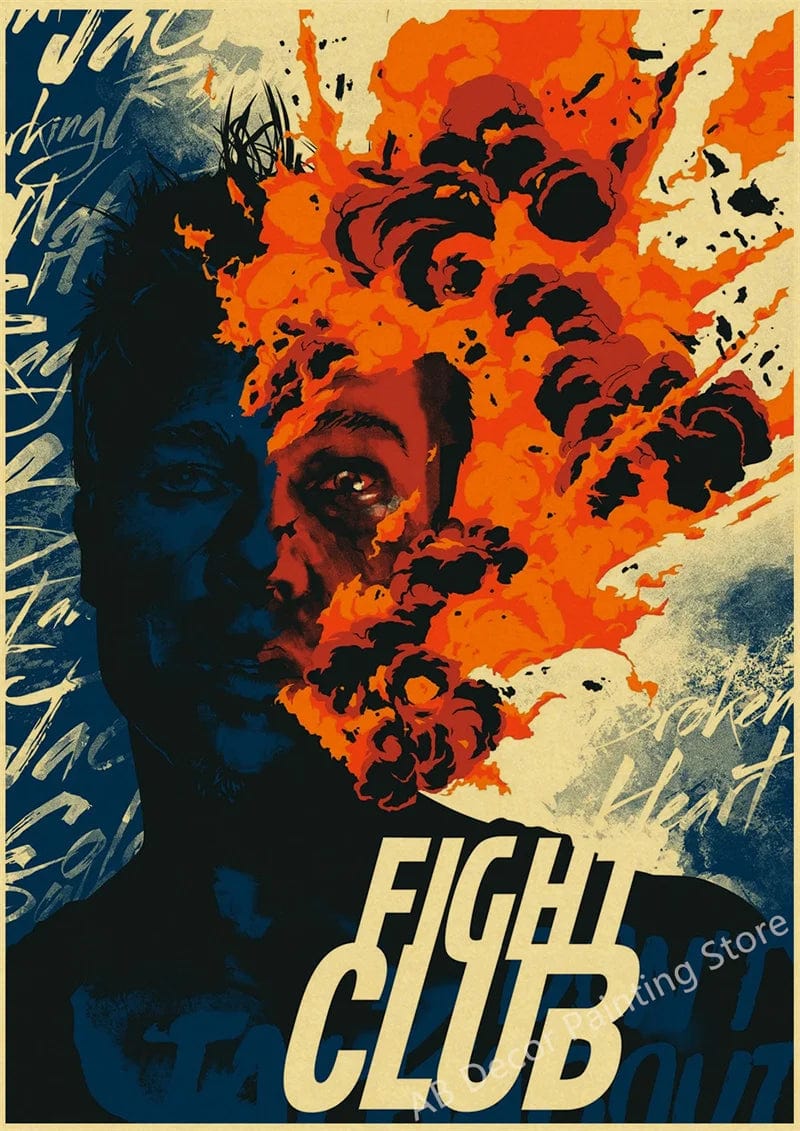 Canvanation 35 / 42cmx30cm Poster Film Vintage Fight Club