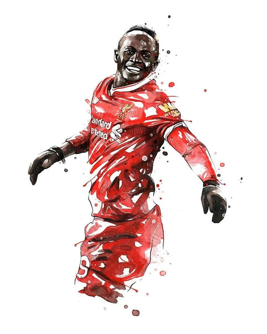 Canvanation 1 / 40x60cm Affiche Joueur De Foot