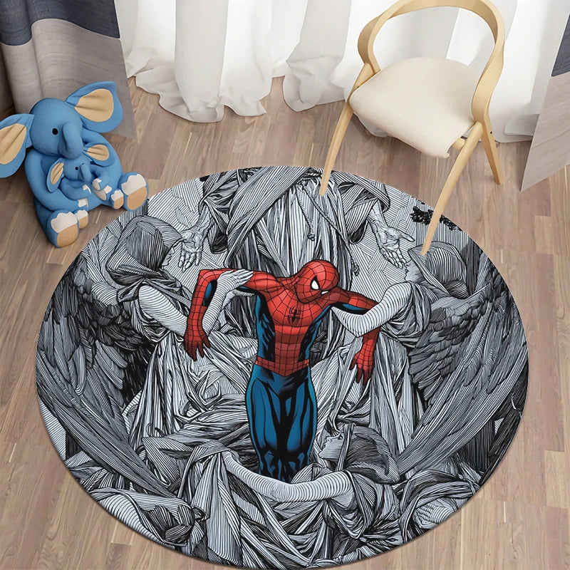 Tapis Rond - Spider Man