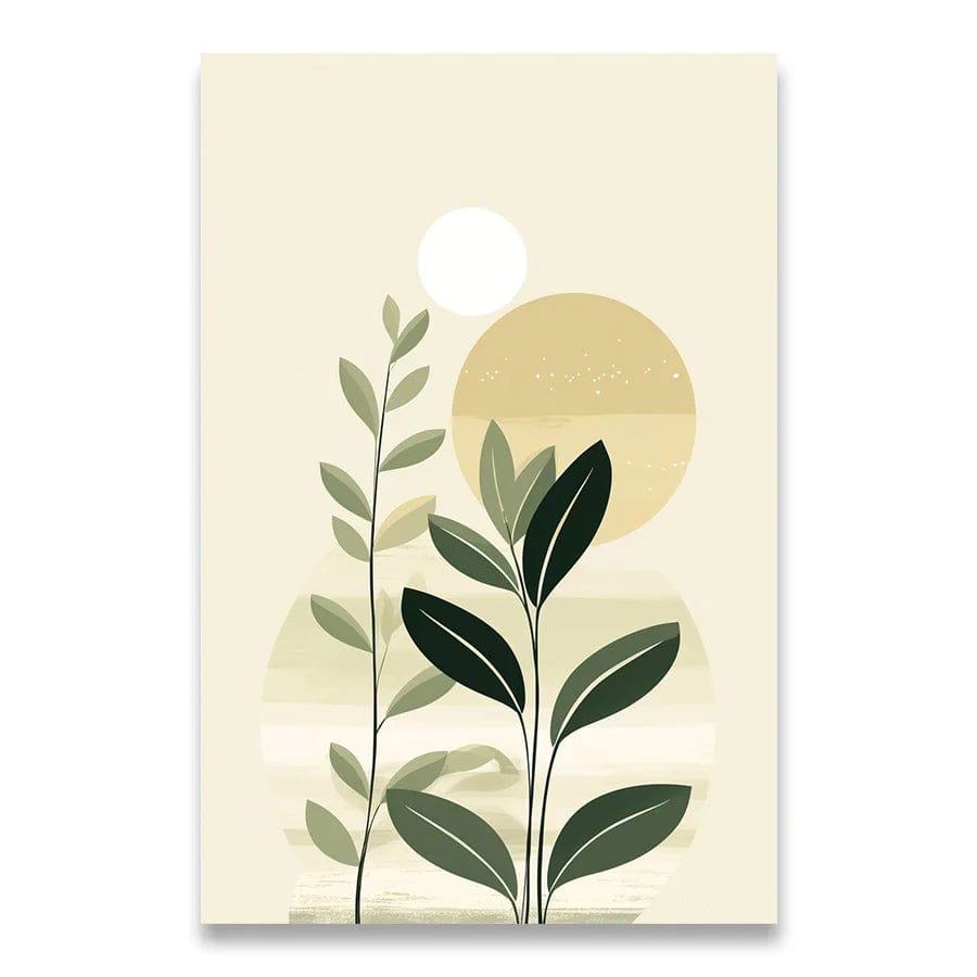 Canvanation 11 / 40x50cm Affiche Minimaliste - Fleurs