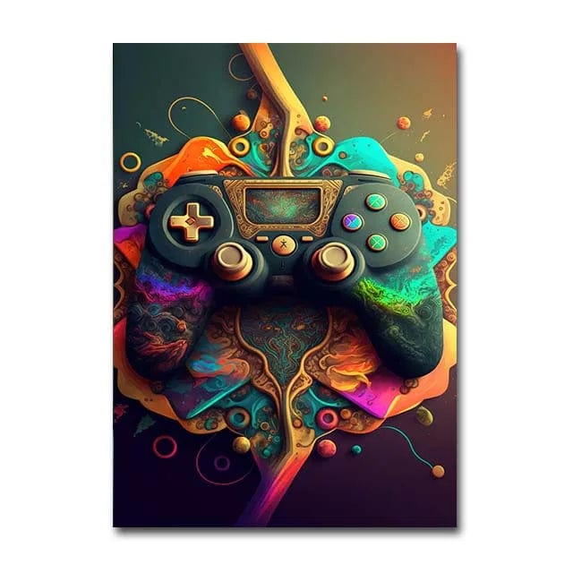Canvanation 40x60cm / G Affiche Coloré Salle De Jeux