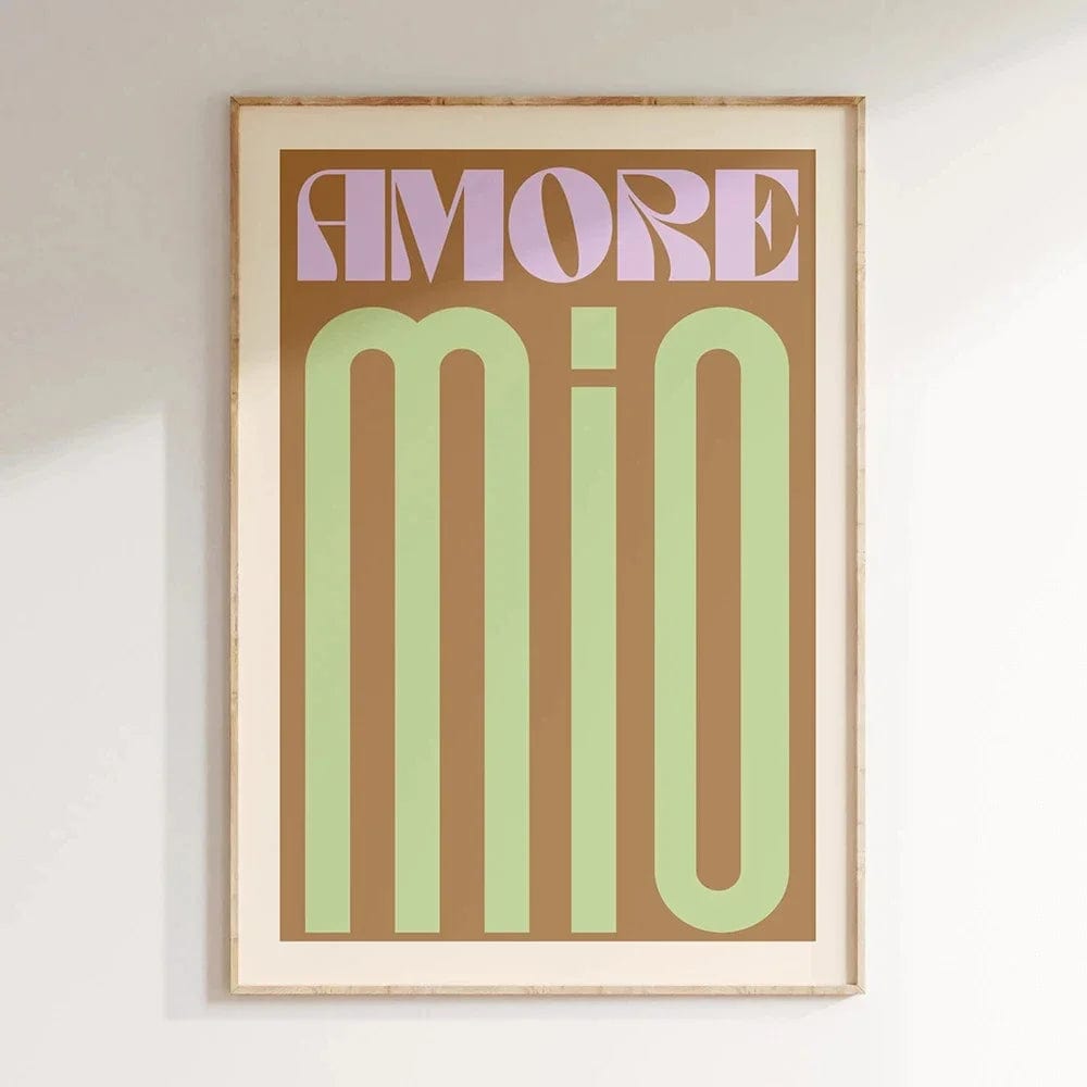 Canvanation Affiche Citation Ciao Amore Espagnol