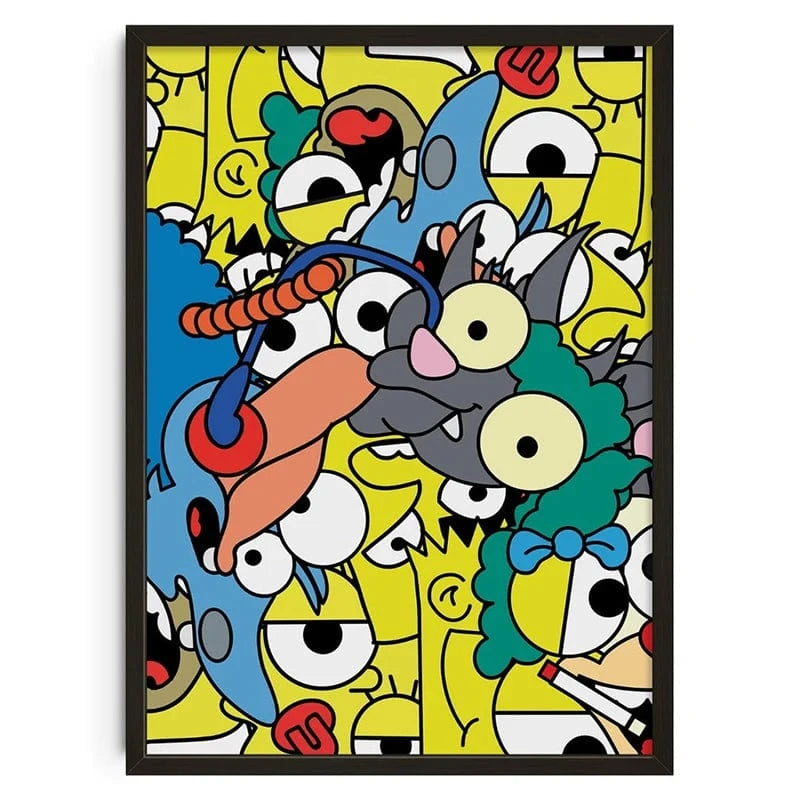 Canvanation F0067-14 / 50X70cm Affiche Vintage Abstrait Classic