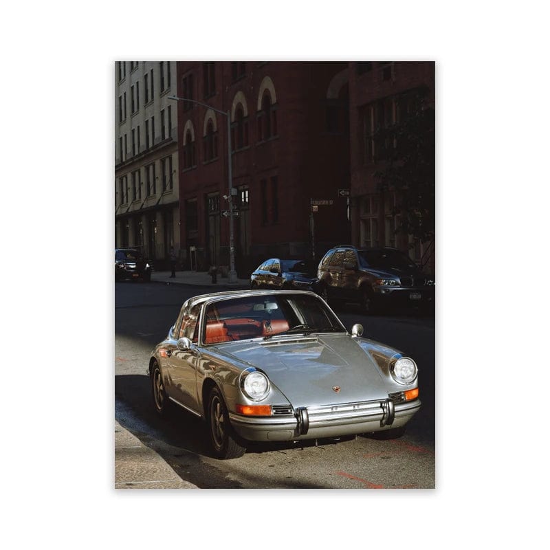 Canvanation DPC5964 / 30x42cm Poster Voiture Vintage Noir Et Blanc Porsche