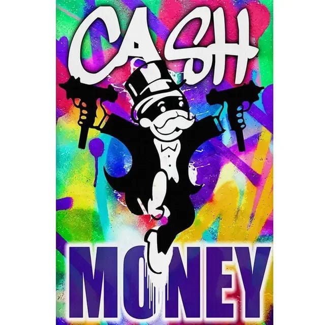 Canvanation 9 / 40x60cm Affiche Moderne Monopoly Alec Pop Art
