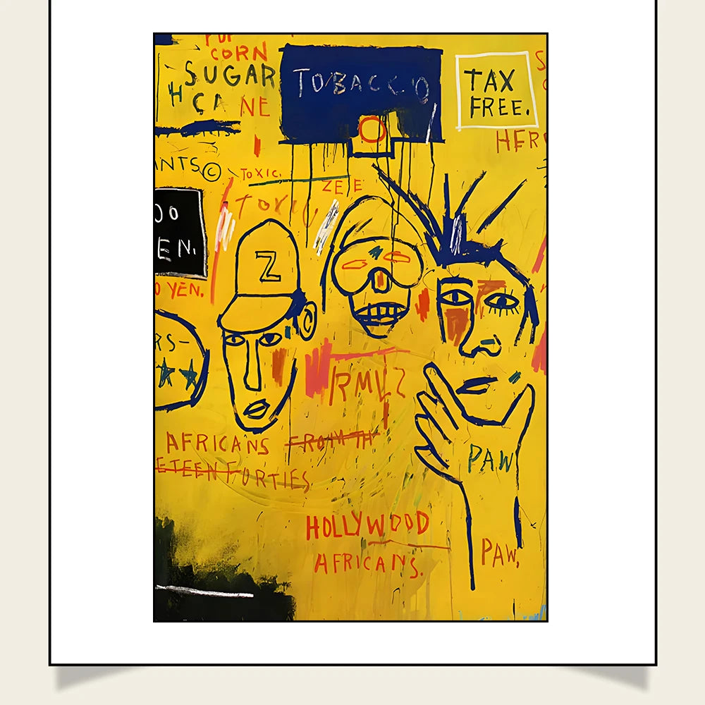 Affiche Art Abstrait Africain