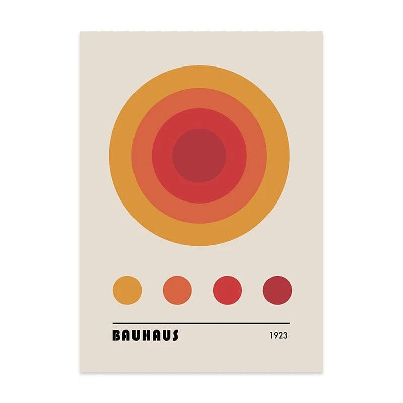 Canvanation PICTURE 4 / 30x40cm Affiche Art Abstrait Bauhaus Geometrique