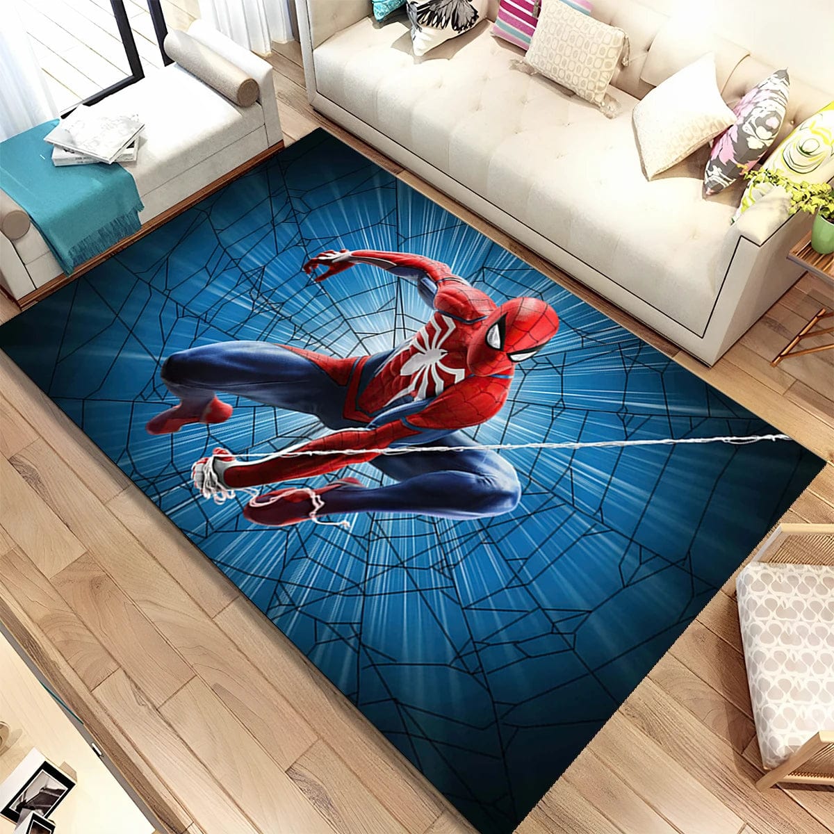Canvanation 4 / 100x120cm(39x47in) Tapis Chambre Spider Man Marvel HD