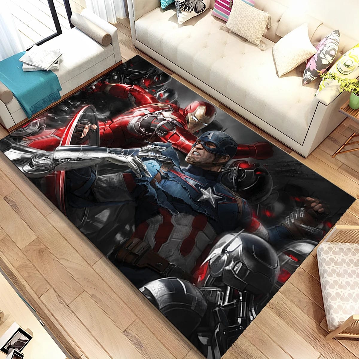 Canvanation 24 / 70x100cm(27x39im) Tapis Chambre Spider Man Marvel HD