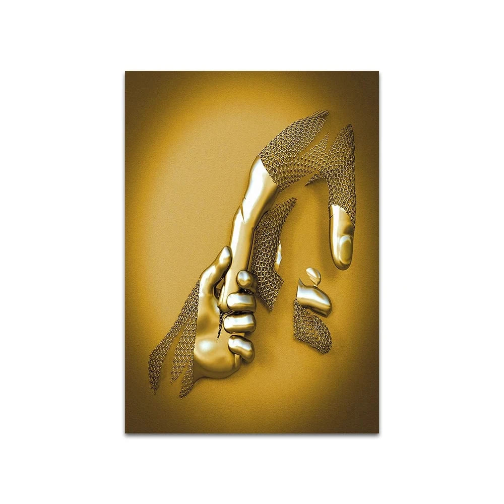 Canvanation 50x75cm / QP10224-2 Affiche Statue Romantique Couple