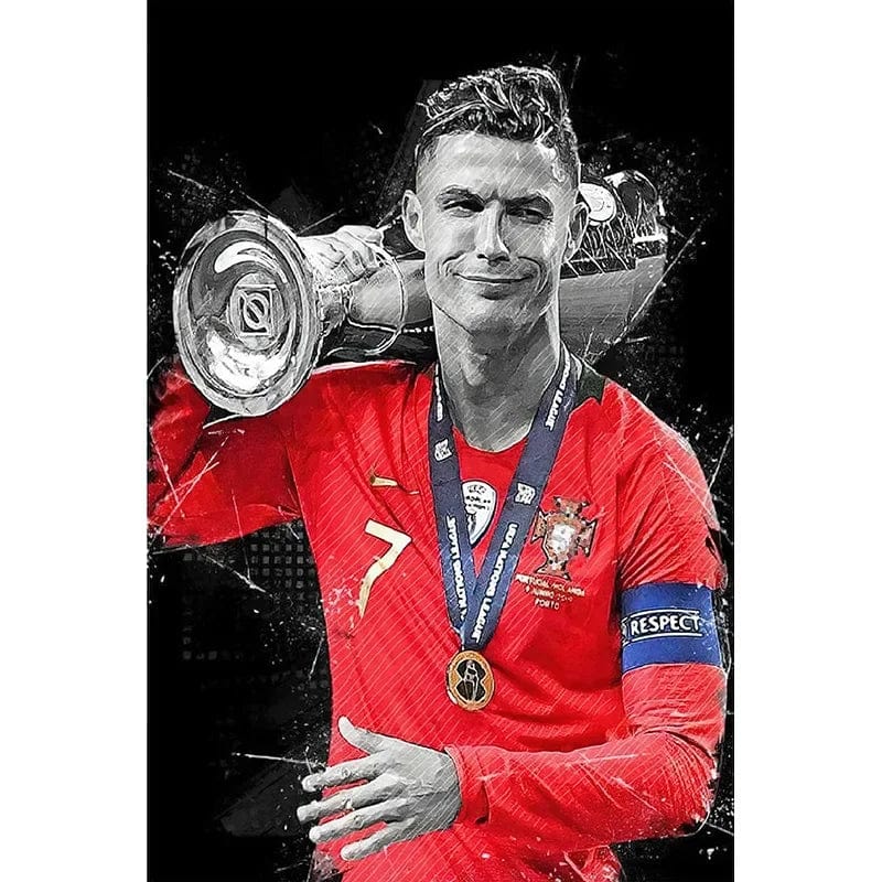 Canvanation G / 50x70 cm Affiche Football CR7
