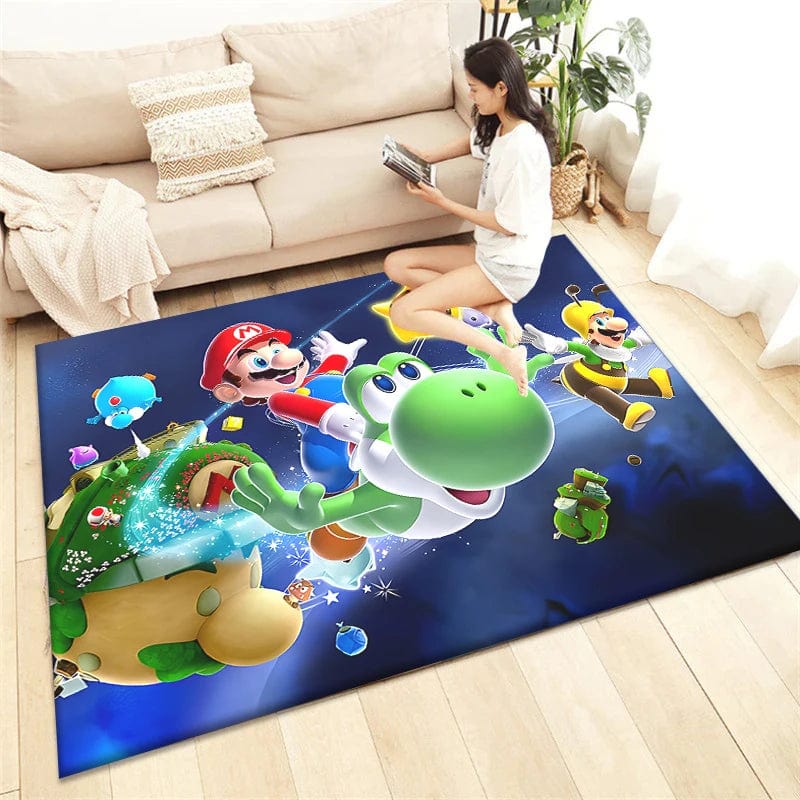 Canvanation Tapis De Chambre - Super Mario Game HD