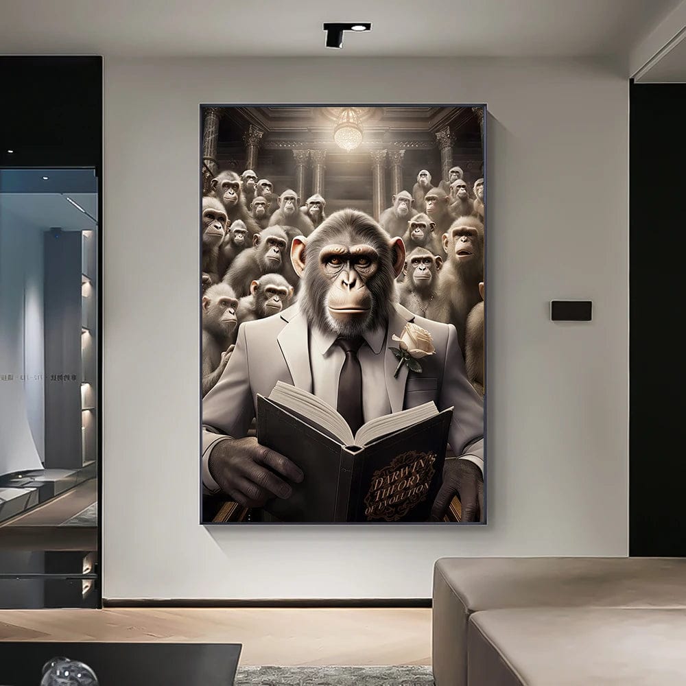 Canvanation Affiche Singe Gorille Costume
