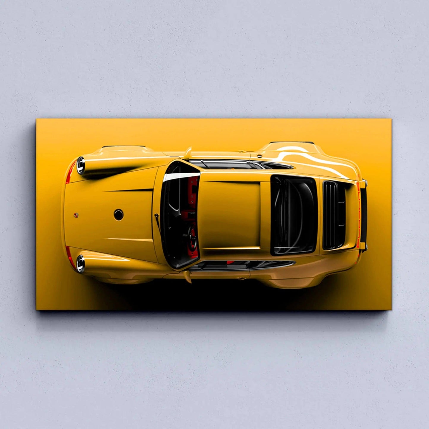 Canvanation BS1 / 50x100cm Affiche Voiture Porsche Accroché Au Mur