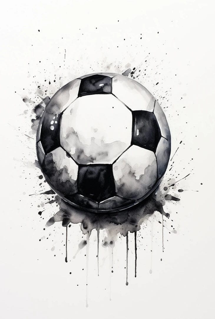 Canvanation 8 / 50x70cm Affiche Football Graffiti Pop Art