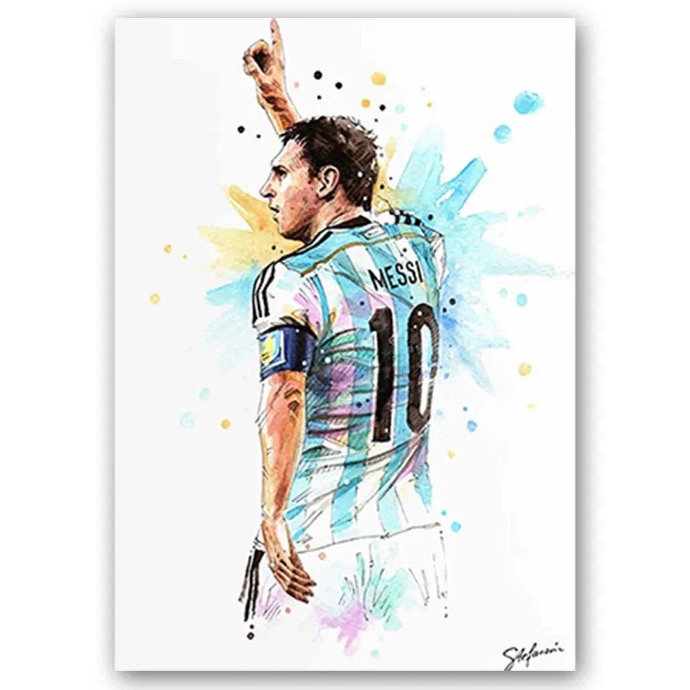 Canvanation 13 / 40x60cm Affiche Joueur De Foot
