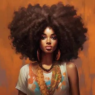 Canvanation PF40526 / 50x50cm Affiche Africain Femmes Et Enfants