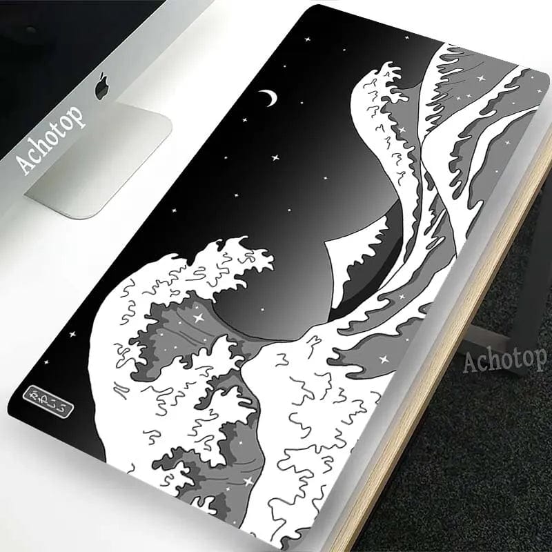 Canvanation EP111111 (2) / XXL 400x900x2mm Tapis De Souris - Noir Et Blanc