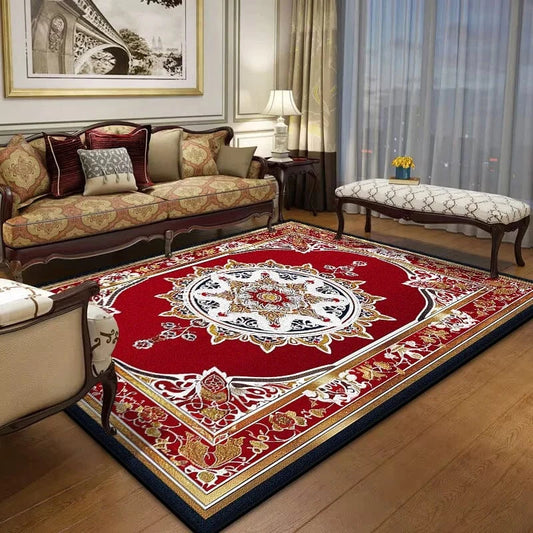 Canvanation Perse Rouge De Luxe / 100x160cm 39.4x63in Tapis De Salon - Perse Rouge De Luxe