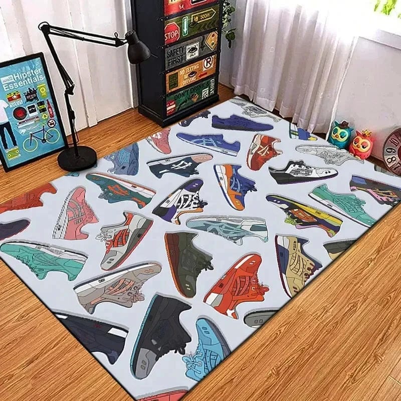 Canvanation 10 / 120x160cm Tapis De Chambre - Sneakers