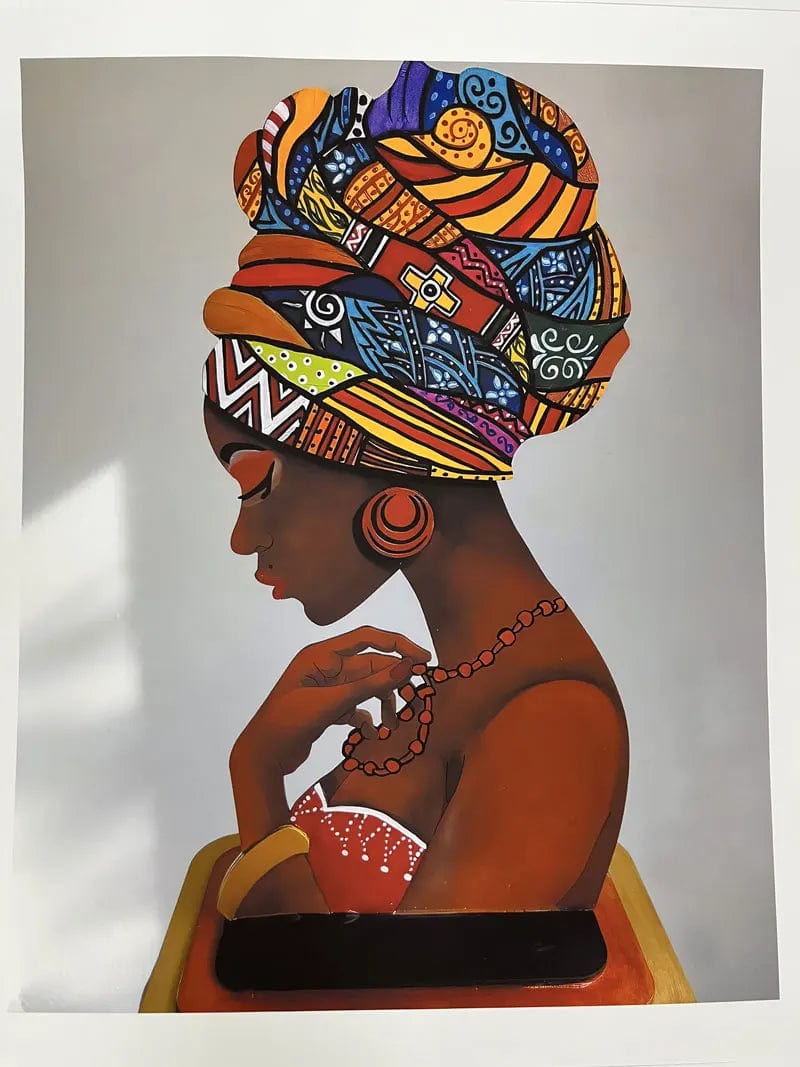 Canvanation Affiche Portrait Femme Africaine