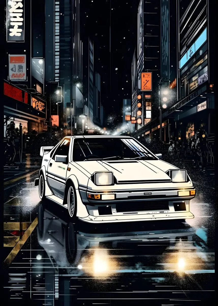 Canvanation 14 / 40x60cm Affiche Voiture Retro Nissan Skyline GTR