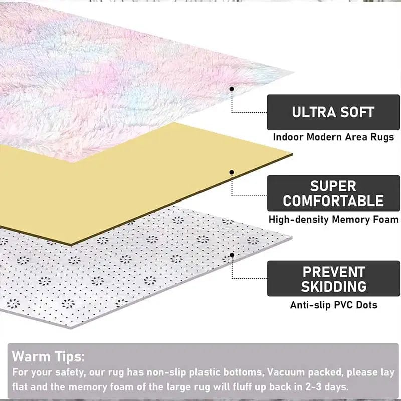 Canvanation Tapis De Chambre - Rainbow