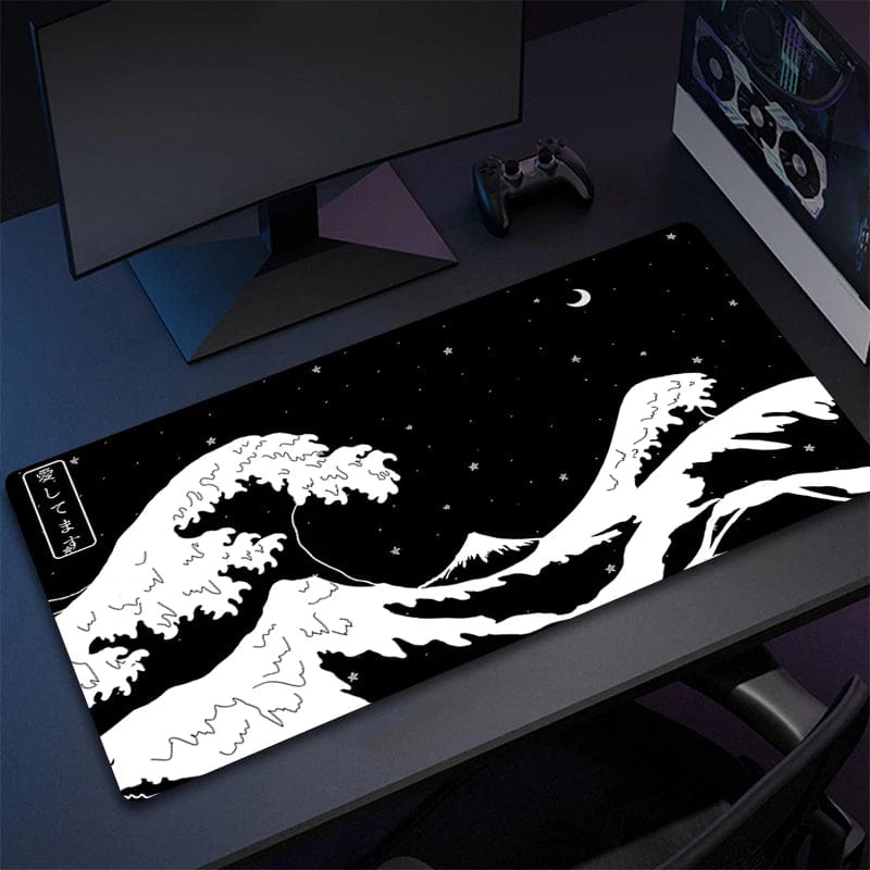 Canvanation A3364 / 900x400x2mm Tapis De Souris - Paysage Vague Japonaise