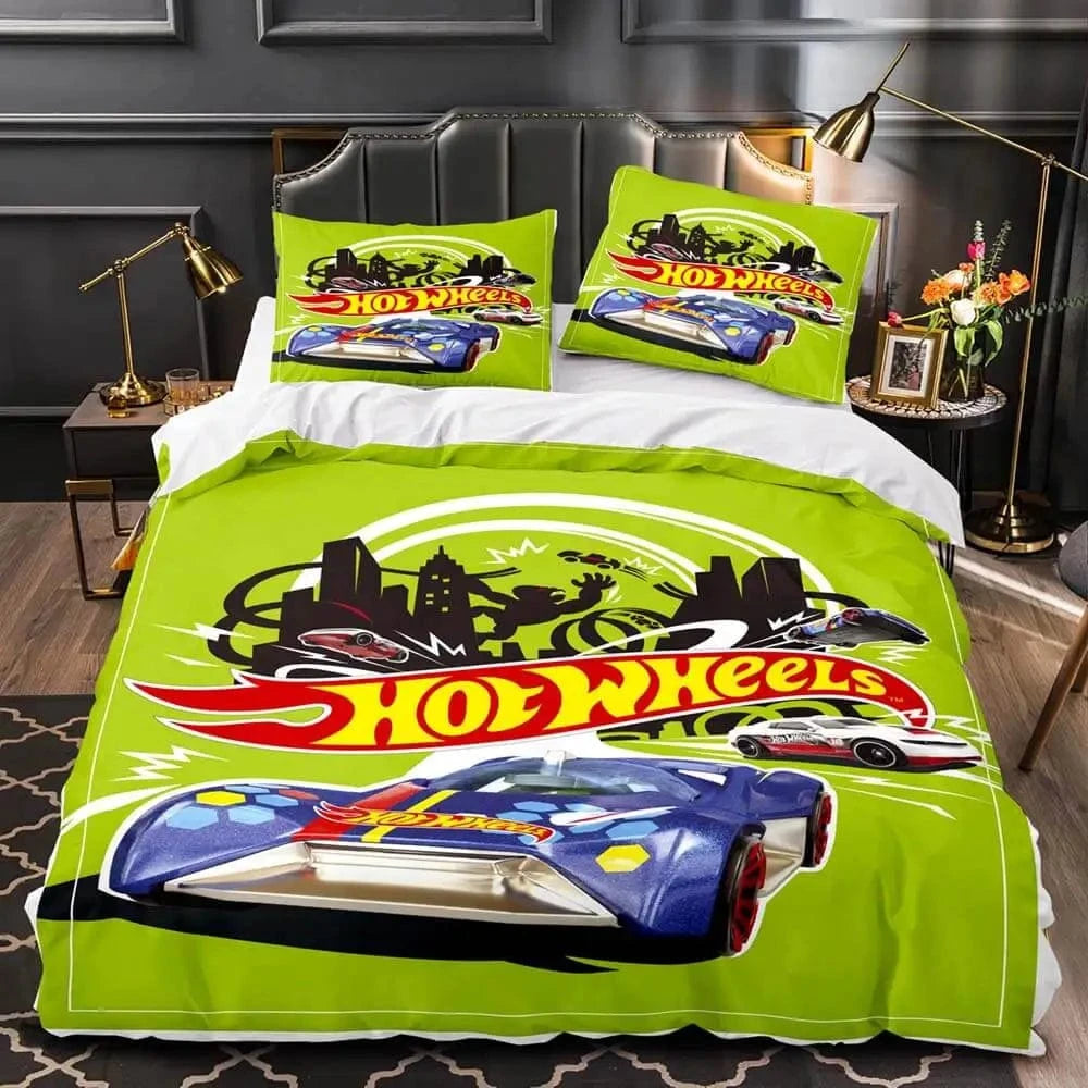 Canvanation 2 / US King 260x230 Cm Housse De Couette - Hot Wheel 3D