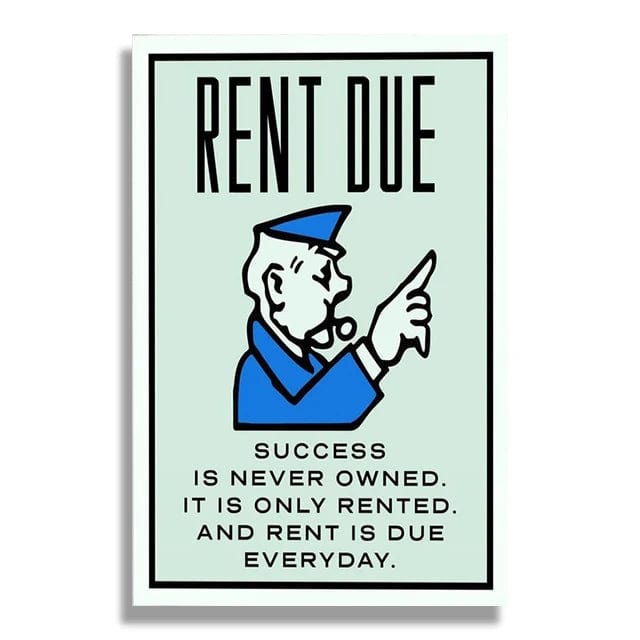 Canvanation SW396 / 60X90cm Affiche Monopoly Citation De Motivation