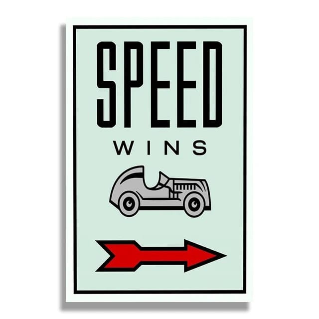 Canvanation SW394 / 60X90cm Affiche Monopoly Citation De Motivation