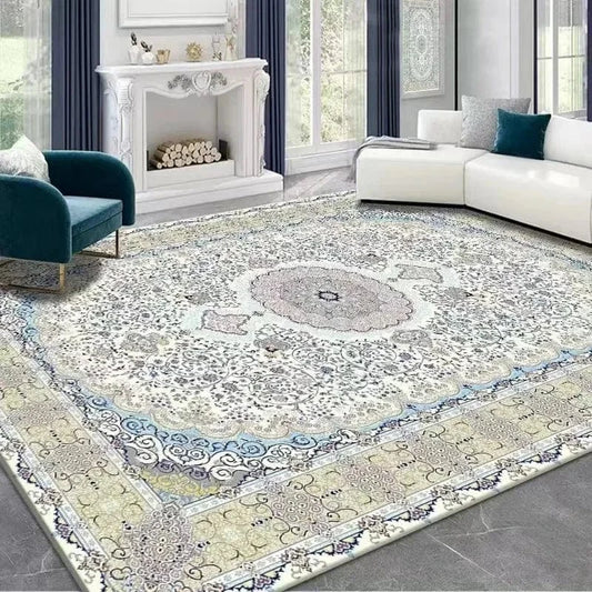 Canvanation 09 / 140x200cm Tapis de Salon Perse – Tissu Luxe, Design Raffiné