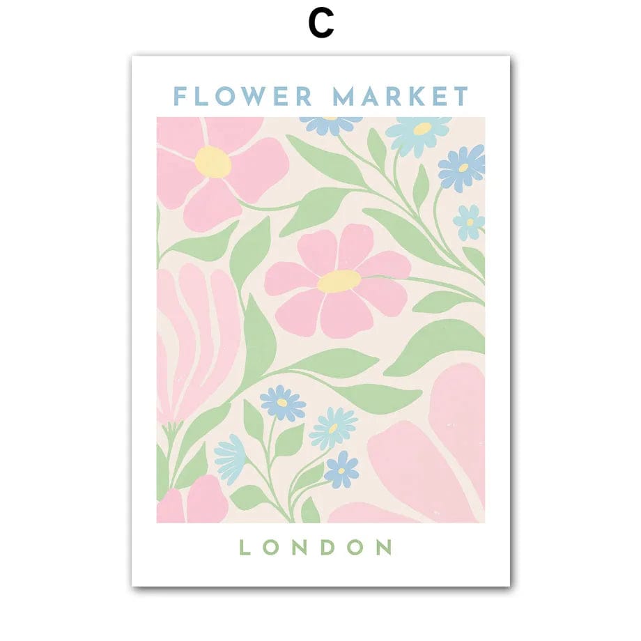 Canvanation C / 40X60 cm Affiche Abstraite Moderne Fleurs