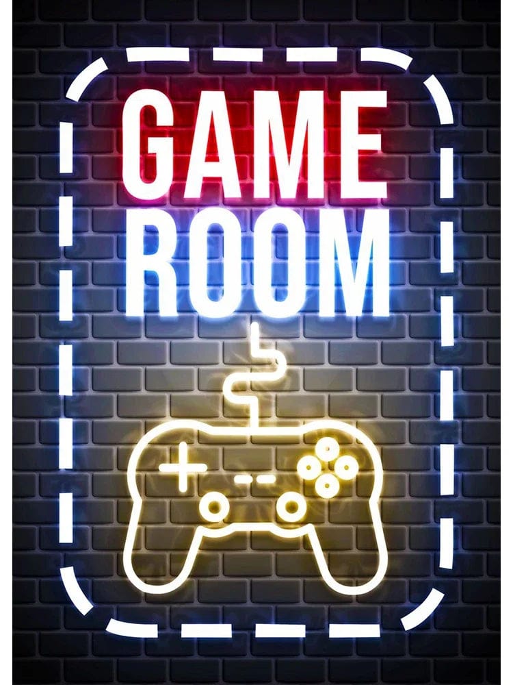Canvanation 40X60cm / ZSH0084-14 Affiche Neon Jeux Citation Musique Rock