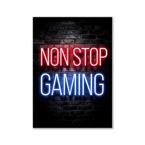 Canvanation Affiche Chambre Gaming Zone