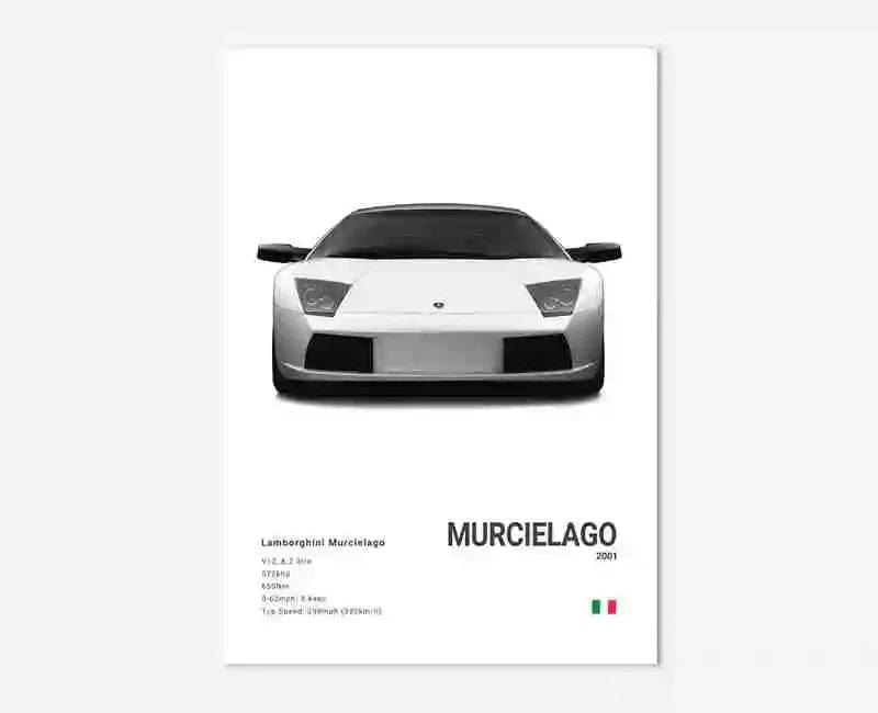 Canvanation 28 / 50x70cm Affiche Voiture Lamborghini Luxe Sto Veneno Urus Aventador SVJ