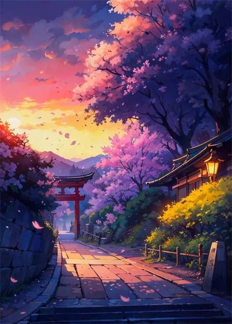 Canvanation Chocolate / 50x70cm Affiche Paysage Japonais De Rue