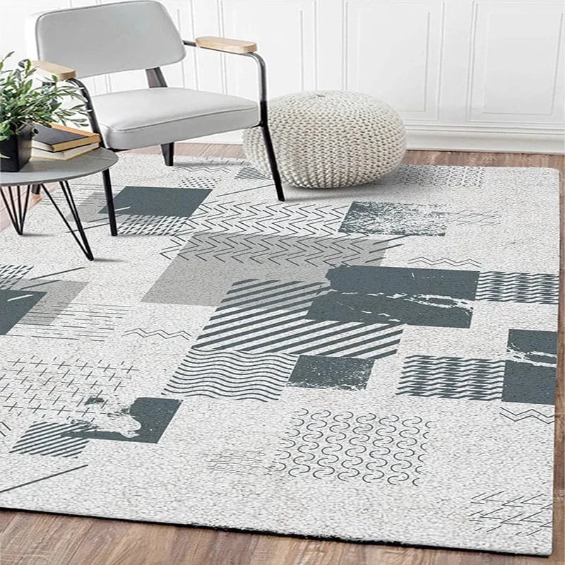 Canvanation BO-09 / 140x200cm Tapis De Salon Abstrait