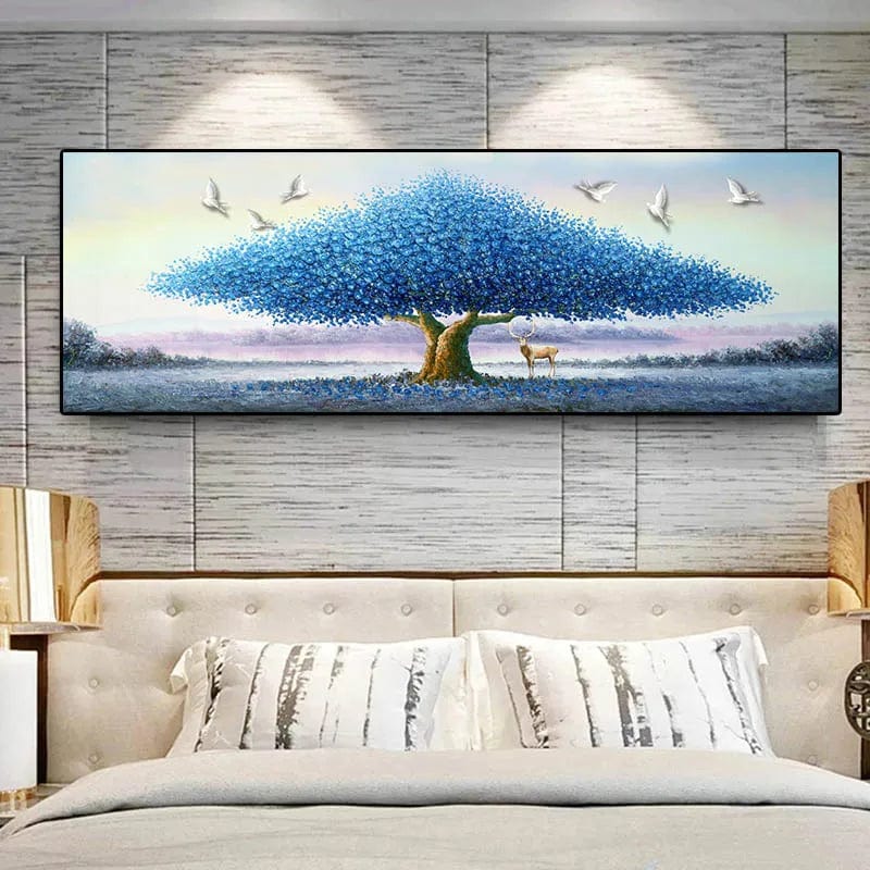 Canvanation Poster Arbre De Vie Bleu