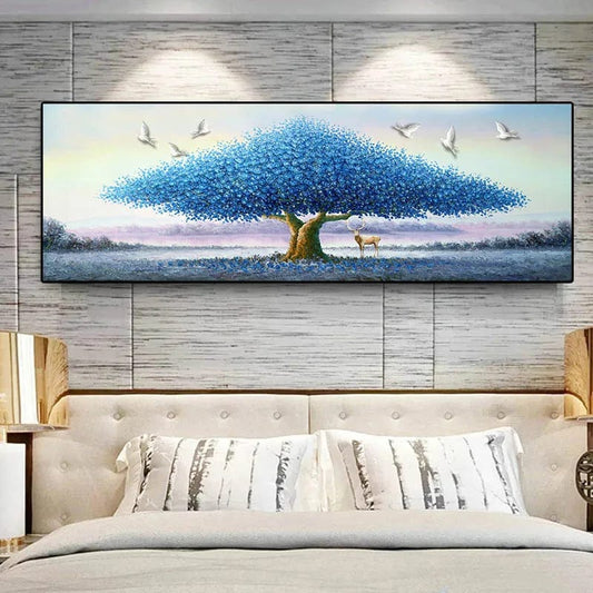 Canvanation Poster Arbre De Vie Bleu