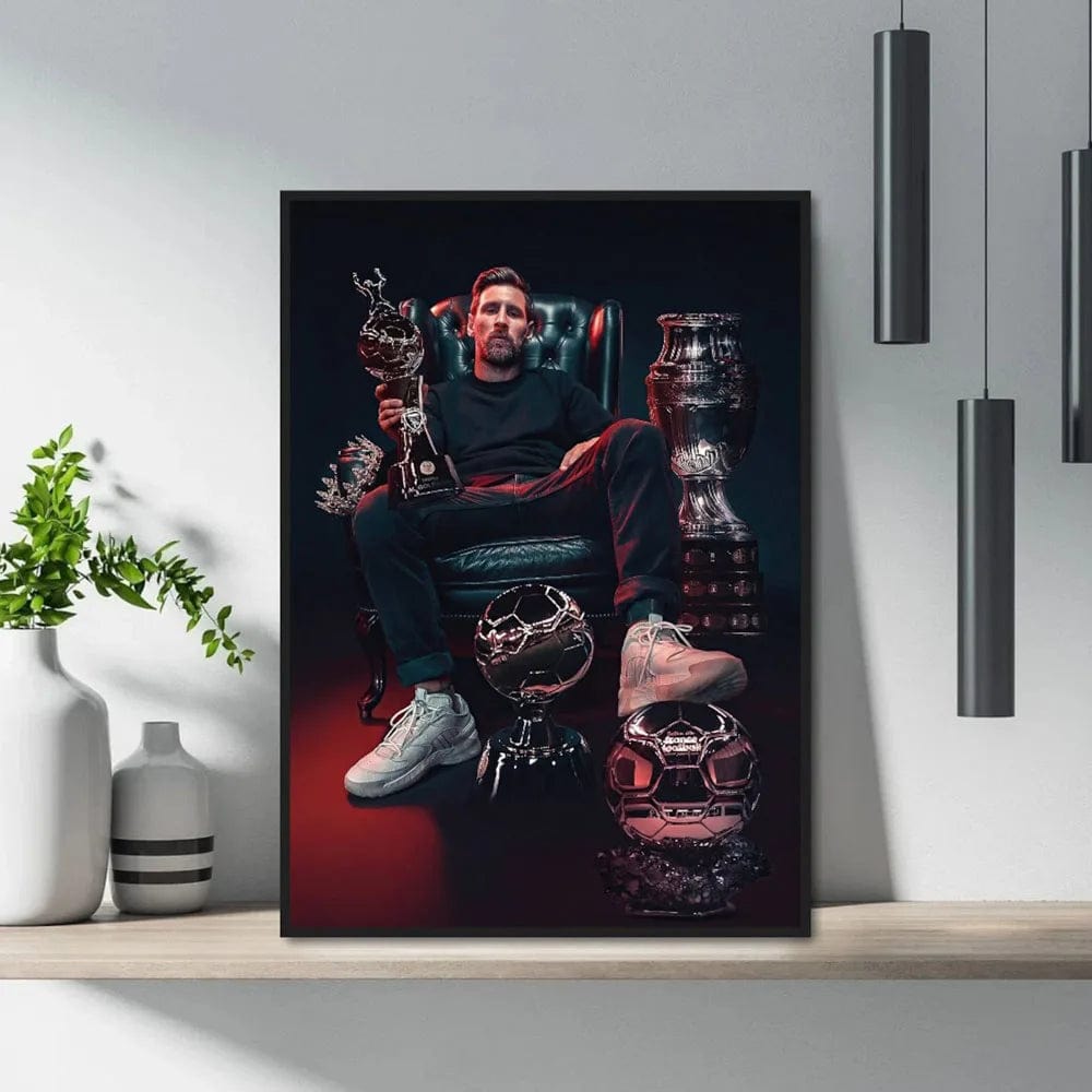 Canvanation SP676 / A4 21x30cm Affiche Football Messi Ronaldo