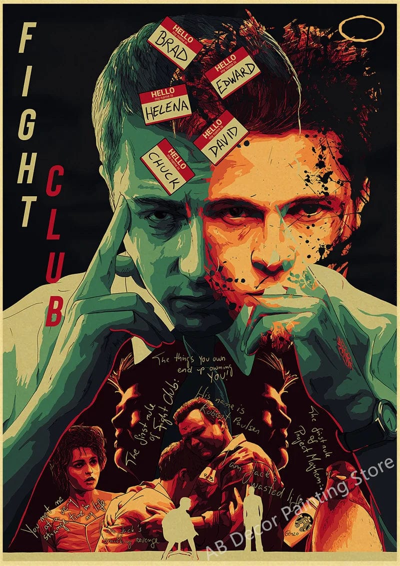 Canvanation 31 / 42cmx30cm Poster Film Vintage Fight Club