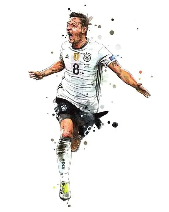 Canvanation 31 / 30x40cm Affiche Joueur De Foot