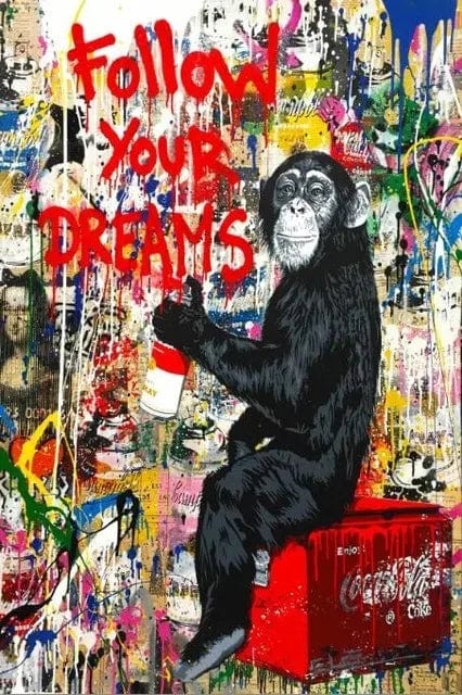 Canvanation J / 40x60cm Affiche Pop Art Graffiti Street Art