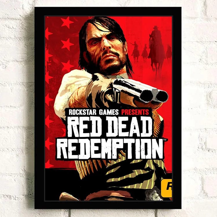 Canvanation 12 / 50X70cm Affiche Jeu Populaire Red Dead Redemption 2