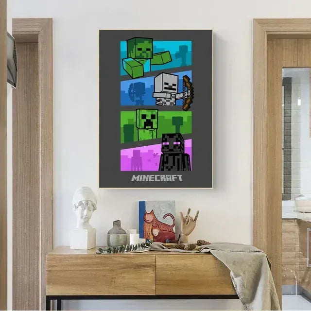 Canvanation 5 / 50x70cm Affiche - Minecraft